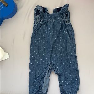 Baby gap denim romper